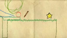 Crayon Physics Deluxe (2008) - jogo do gênero Caixa de areia
