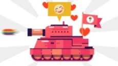 Tiny Tanks - jogo do gênero Tanques