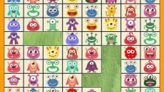 Connect: Cute monsters and food - jogo do gênero Três em linha (Match-3)