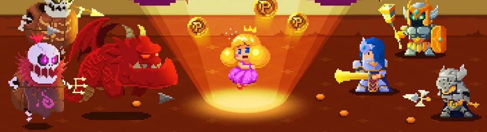 Todas as avaliações e notas Coin Princess: Tap Tap Retro RPG Quest — 0 opiniões