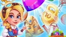 Pirate Treasures - Gems Puzzle - jogo do gênero Três em linha (Match-3)