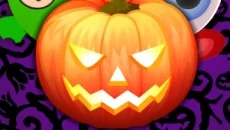 Crazy Halloween Puzzle - jogo do gênero Três em linha (Match-3)
