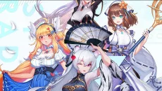 Lost in Paradise: Waifu Connect - jogo do gênero Jogo de cartas
