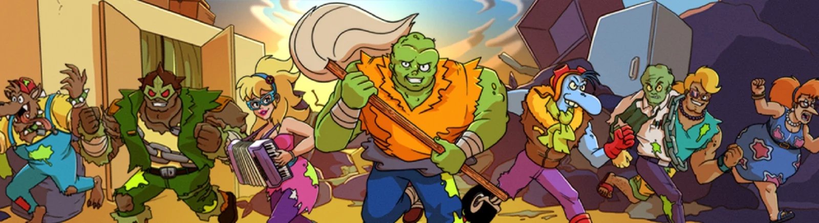 Data de lançamento Toxic Crusaders em diferentes países do mundo