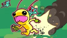Alien Hominid HD - jogo do gênero Old school