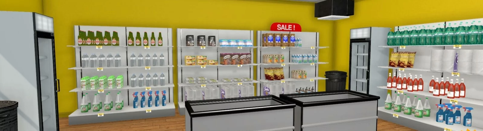 Supermarket Simulator — Свободный полет / Jogabilidade / Mods e skins