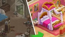 Royal Castle Revival - jogo do gênero Três em linha (Match-3)