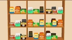 Goods Master Sort: 3D Matching - jogo do gênero Três em linha (Match-3)