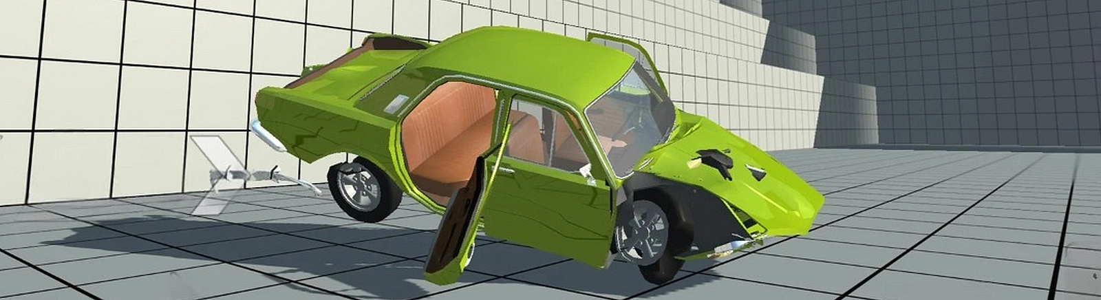 Not Simple Car Crash — Exemplo de Carro AWD Leve (ANTIGO) / Automóveis / Transporte