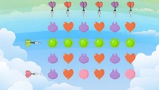 Balloons And Darts - jogo do gênero Três em linha (Match-3)