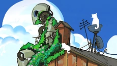 Silktrails: Cats in the grove