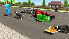 Hot Pizza Home Rush Rider - jogo do gênero Corridas de moto
